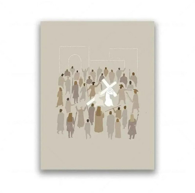 이사야 구절 캔버스 프린트-기독교 벽 예술 예수 및 성경에서 영감을 받은 북유럽 포스터 거실 장식, 03 20x30cm No Frame, 10 P4