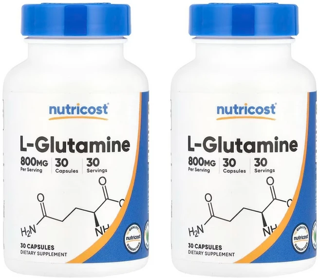 뉴트리코스트 글루타민 800mg, 30정, 2개 - 쿠팡