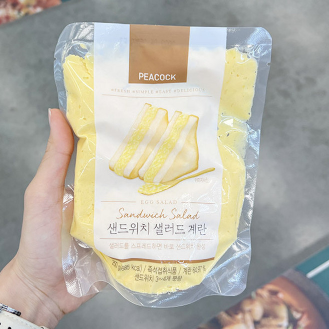 피코크 샌드위치용 샐러드 계란, 2개, 250g