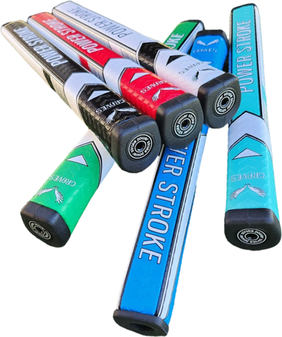 퍼터그립 골프그립 그레비스 파워스트로크 tour 2.0 신제품 두툼한 퍼터, 화이트블랙, 1개