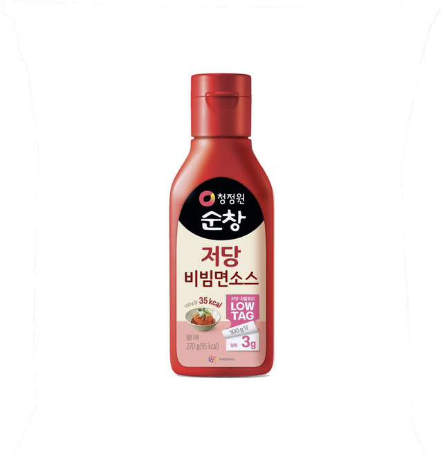 청정원 순창 저당 비빔면 튜브형 소스, 270g, 12개
