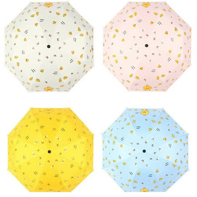 옐로우오리 자동우산 UPF 50+ 자외선 99%차단 초경량 암막 우산 양산