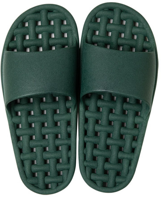 국내생산 PVC 논슬립 물빠짐 안전 미끄럼방지 욕실화, 1개, 스노우그레이