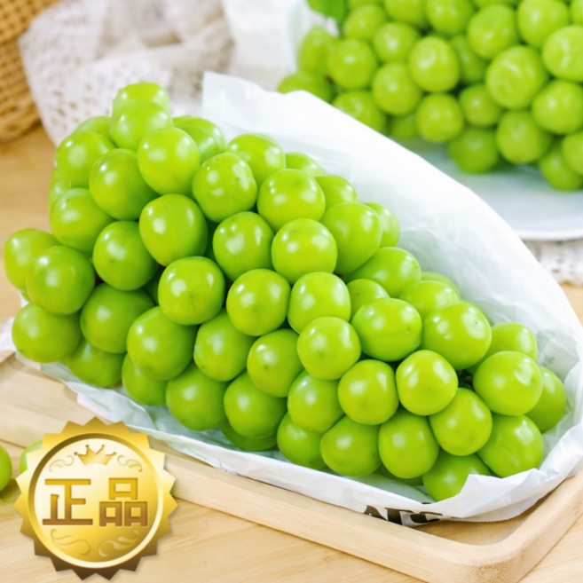 과일여왕 프리미엄 씨없는 포도 고당도 샤인머스캣, 1박스, 2kg 오늘특가