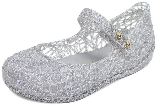 미니멜리사 아동 주니어 샌들 슬리퍼 실버 31510-03777