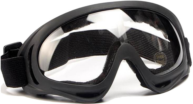 작업용 안전고글 투명보안경 밴드형, 1개, 투명