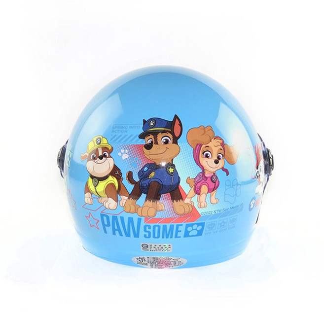 汪汪隊立大功摩托車頭盔, 水藍色