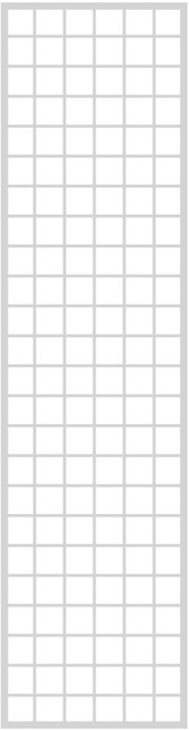 휀스망 30 x 120 cm, 1개, 화이트