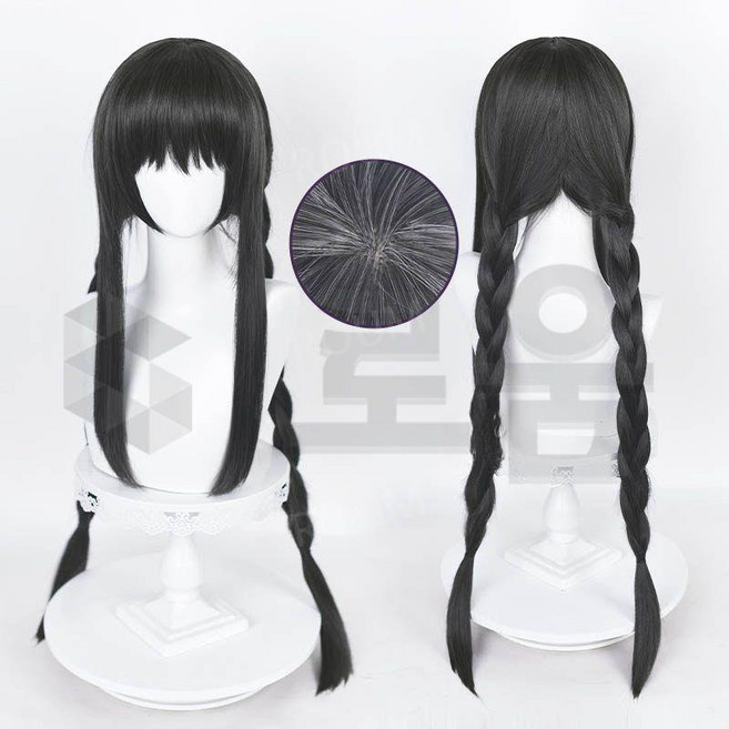 만메이샵 마법소녀 마도카 마기카 아케미 호무라 cosplay 고열사 코스프레 가발, B