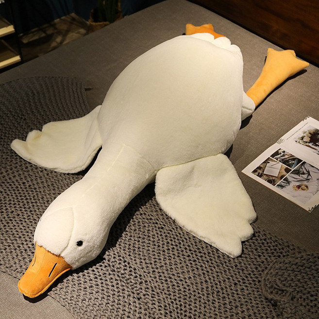 다다랜드 애착 바디필로우 거위 인형, 화이트