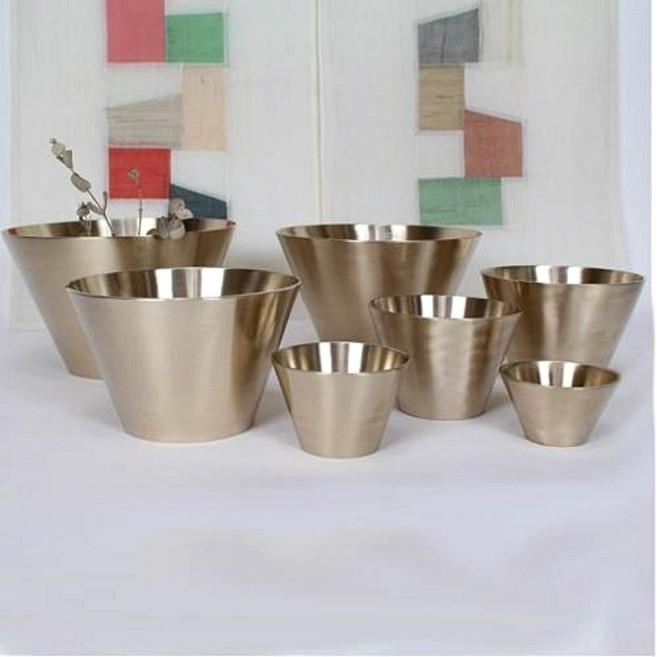 방짜 샤브용기 소스볼 빙수볼 설빙 팥빙수그릇 1호-7호(왕대), 1개