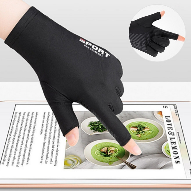 쿨링 장갑 여름 시원한 운전 낚시 야외활동 손보호 그립, 상세페이지 참조, 1개