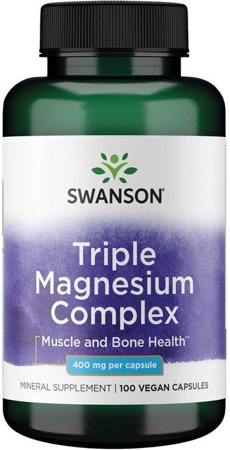 스완슨 트리플 마그네슘 컴플렉스 400mg 캡슐, 100정, 1개