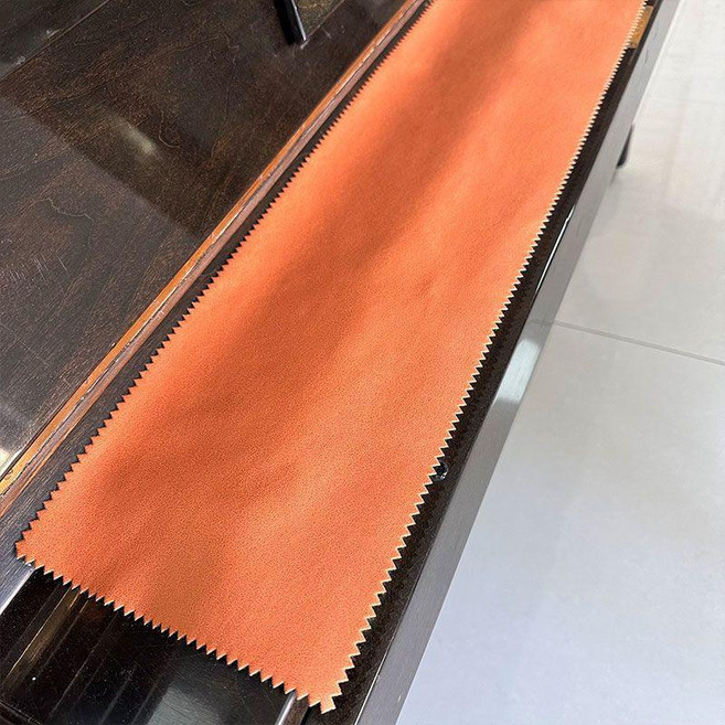 鋼琴鍵盤防塵蓋布 88鍵通用, 鋸齒--橘色126*18cm,88鍵盤通用尺寸, 1個