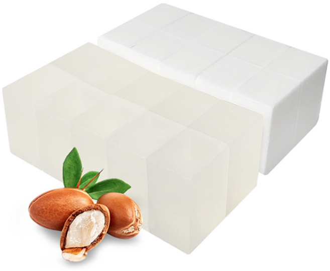 아르간 콜라겐 MP 유기농 조각 비누베이스 1kg, 투명1kg, 1개, 투명