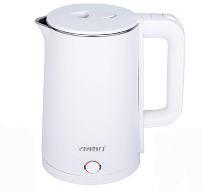 리빙센스 듀얼레이어 무선포트 2L LSK-3133W 이중단열 전기 주전자 커피포트, (화이트)