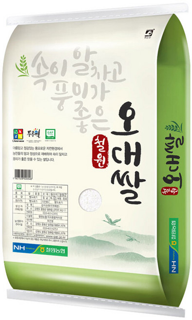 [더프레시] 25년 철원농협 철원오대쌀 10kg (상등급), 1개, 상등급