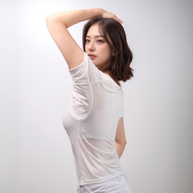 땀닥터 겨땀속옷 겨땀이너웨어여성 땀흡수 여자 늘땀런닝 AT917W