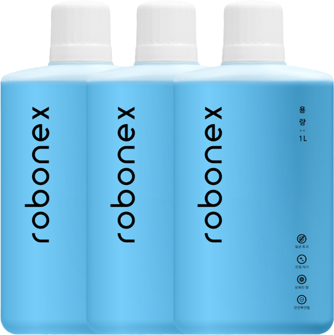 로보락 호환 세제 로봇청소기 클리너 세척액 1L 다이너 컴퍼니, 3개
