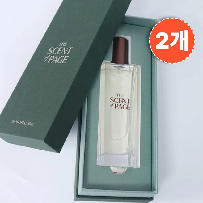 교보문고 The Scent of Page 룸스프레이, 더센트 오브 페이지, 2개, 80ml - 쿠팡
