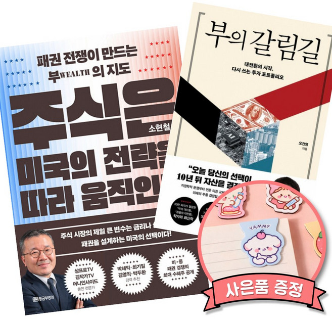 (베스트셀러) 주식은 미국의 전략을 따라 움직인다 + 부의 갈림길 (전2권)
