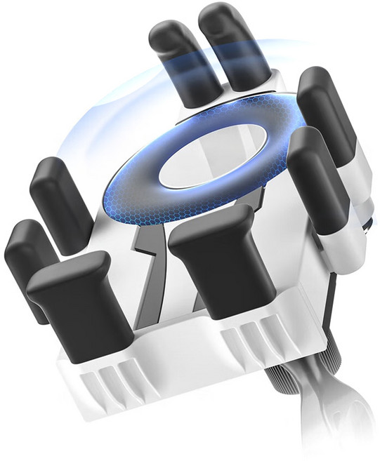 자전거 스마트폰 거치대 바이크 쿠션 보호 핸드폰거치대, 1개, 화이트