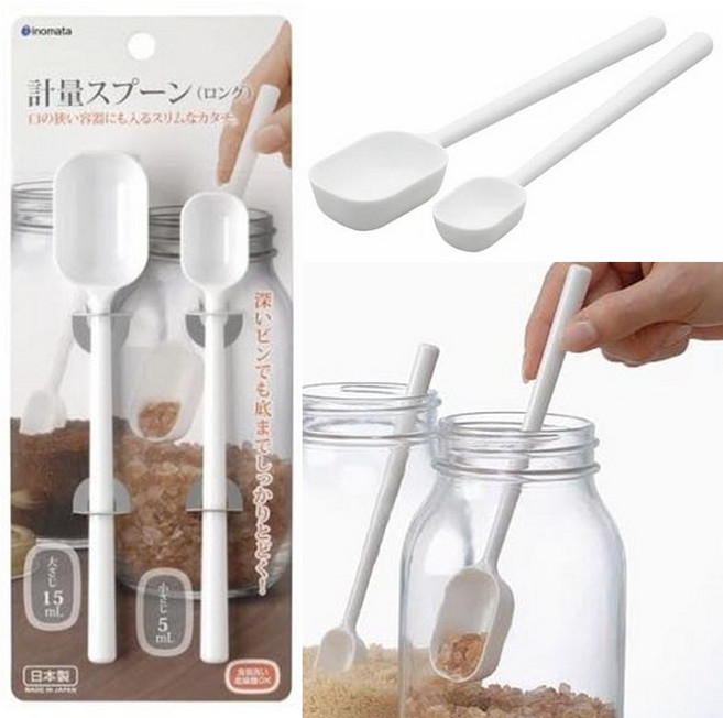 [1+1]일본 이노마타 롱 계량스푼 5ml 15ml 2개세트, 1개