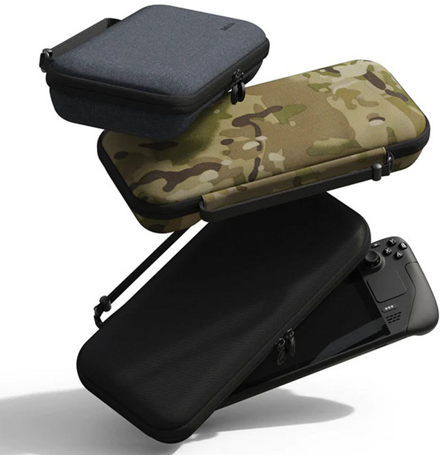 스팀덱 OLED 케이스 스컬앤코 EDC 파우치, 데님, 1개, 데님