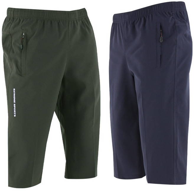 2장 [제이씨월드] 여름 남자 JC 에어리핏 소프트 쿨 반바지_가볍고 시원한 남성용 칠부바지 트레이닝복 J1838