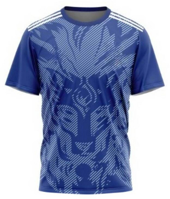 남성티셔츠 3D 늑대 일본 블루 울프 시리즈 남자 14세이상 티셔츠 느슨한 통기성 패션 컴포트 야외 스포츠 피트니스 축구 테니스