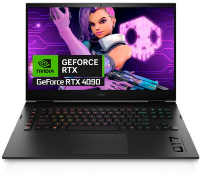 HP 2024 오멘 17 코어i9 인텔 13세대 지포스 RTX 4090, Shadow Black, 2TB, 32GB, WIN11 Pro, 17-ck2041tx