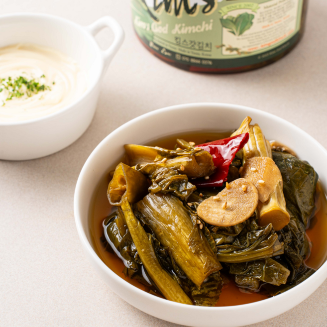 [킴스갓김치] 전라도 여수 돌산 갓피클 갓장아찌 500g 800g 1kg, 1개