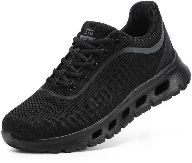 STQ 여성 운동화 런닝화 러닝화 서서신는신발 핸즈프리 슬립온 워킹화 쉬운 통풍 손안대고 신는 바로신는