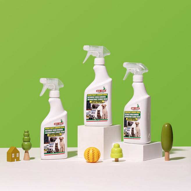 [3개세트] 우리나 배변기피제 강아지 고양이 훈련용 오줌 냄새 제거 실내용 반려동물 탈취제 이탈리아 정품 500ml, 3개