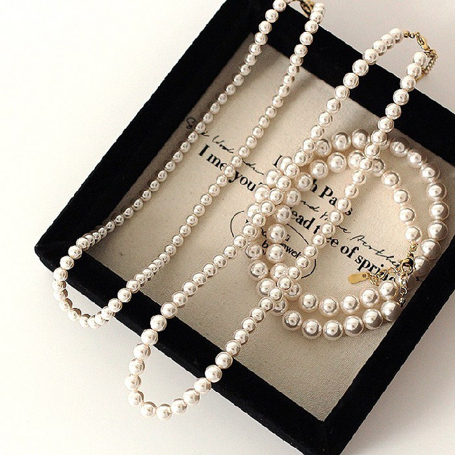 RANUNSTYLE 라넌스타일 진주 목걸이