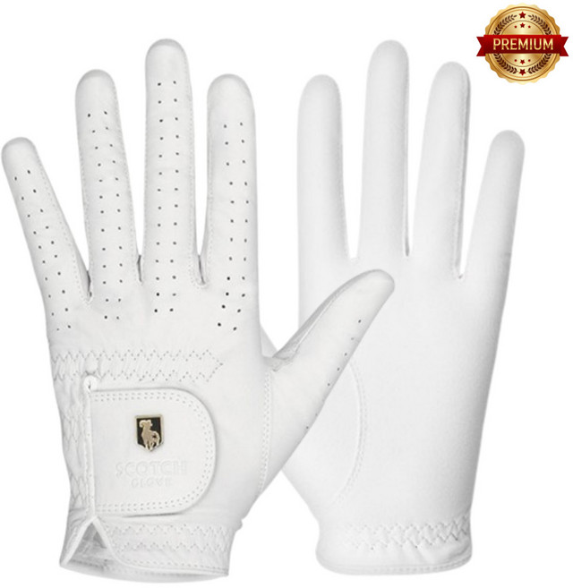 프리미엄 천연양피 스카치글러브 여성 왼손 골프장갑, 여성 왼손착용, 1개