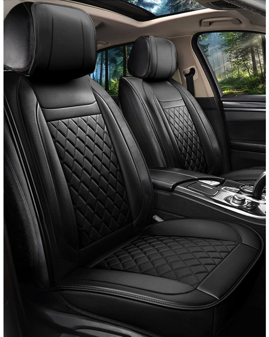제니븐 자동차 시트커버 교체 차량용 보호매트 카시트 SF-590, 1개, SF-590 앞좌석 블랙1p