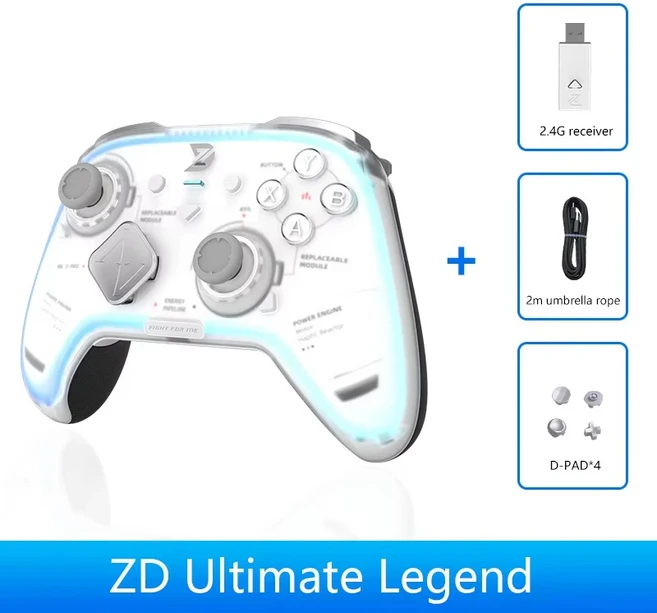 2025 Zd Ultimate Legend 게임 컨트롤러 ZD U 스위치 윈도우 10/11 안드로이드 iOS 호환, 01 China Mainland, 01 Set 1