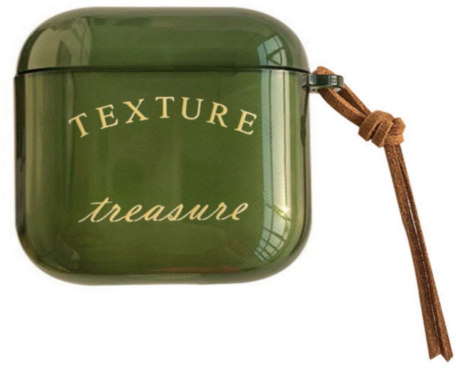 키키야 데일리 무드 컬렉션 에어팟케이스, 1개, 올리브 텍스쳐 에어팟케이스, 3세대