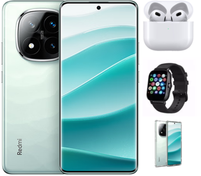 [12램+256GB]샤오미 레드미 노트14 프로 플러스 5G 글로벌 버전 Xiaomi Redmi Note 14 Pro Plus 500MP OIS 카메라 1.5K120Hz AMOLE, 청록색, 256GB