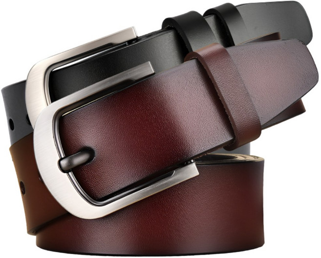 포스워백 소가죽 남자 벨트