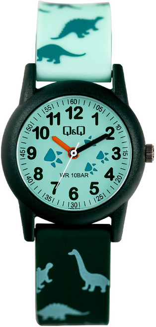 큐앤큐 키즈 어린이 초등학생 아동용 100m 방수 5분 단위 시간 학습 손목시계