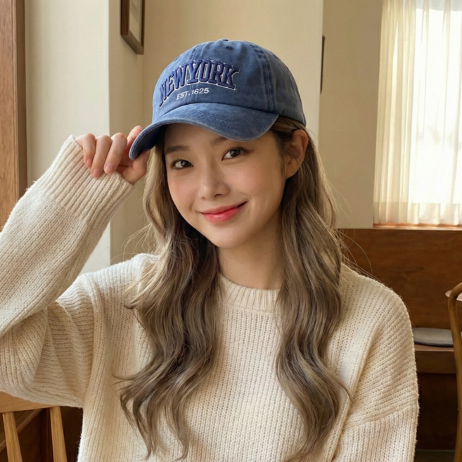 LHK주연 빈티지 워싱 캡모자 볼캡 캐주얼 깊은핏 데일리 남녀공용 야구모자