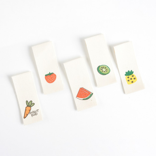 (D419) 과일/채소 일러스트 라벨, (D419-2)딸기, 1개