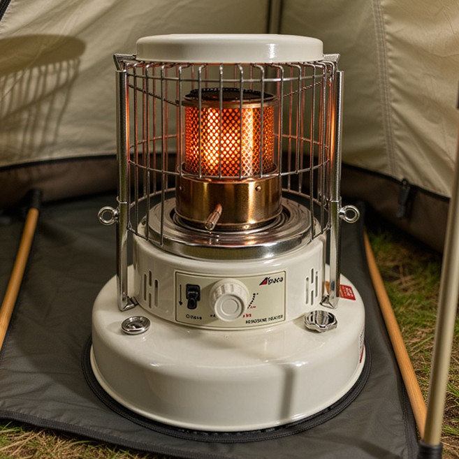 알파카 등유 캠핑난로 히터 세라믹상판 원적외선 방출 TS-460S 스마트 크림화이트 SBCW, 단품