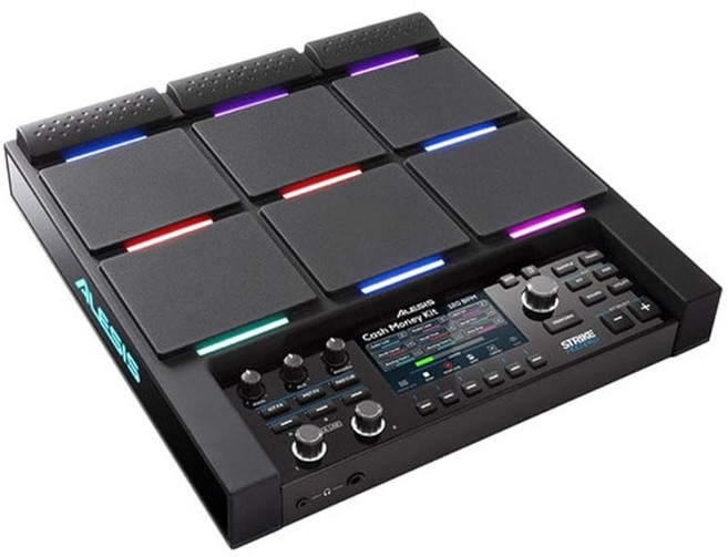 Alesis 전자 퍼커션 샘플러 루퍼 4.3인치 디스플레이 탑재 샘플링 패드 사운드 카아드 9패드 벨로시티 지원 MIDI/USB 단자 전문 소프트웨어 부속 알레시스 Strike, 1개