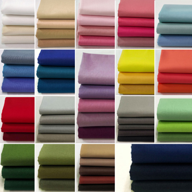 자투리 최고급면20수 무지 25종, 고급면20수무지 48블랙