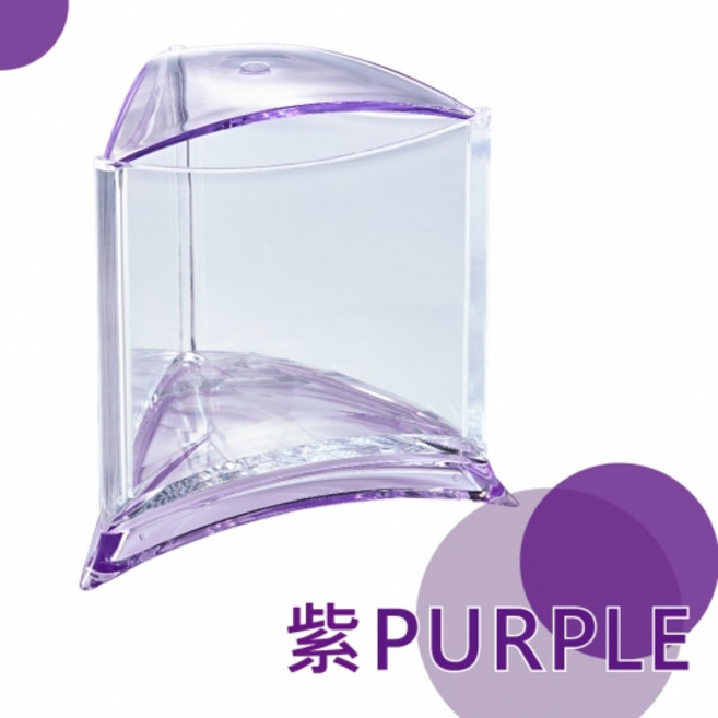 金金水族 ISTA, 摩登造型缸 三角缸 (紫色+燈), 1個
