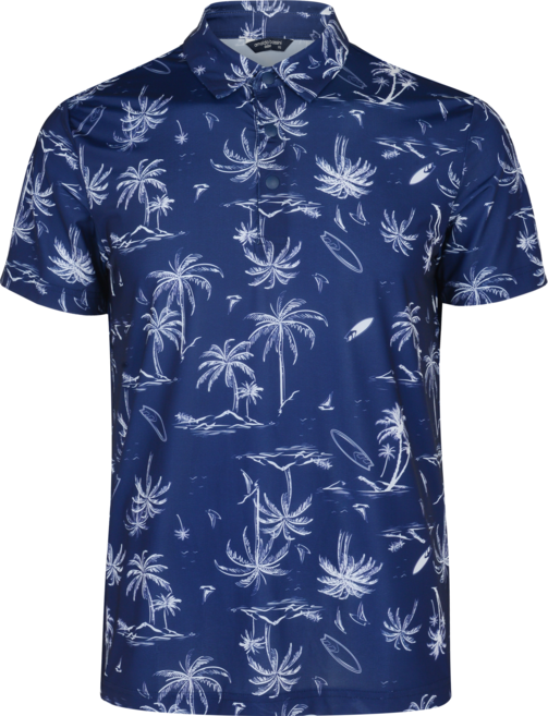 아날도바시니 골프 남성 하와이안 반팔 카라티셔츠