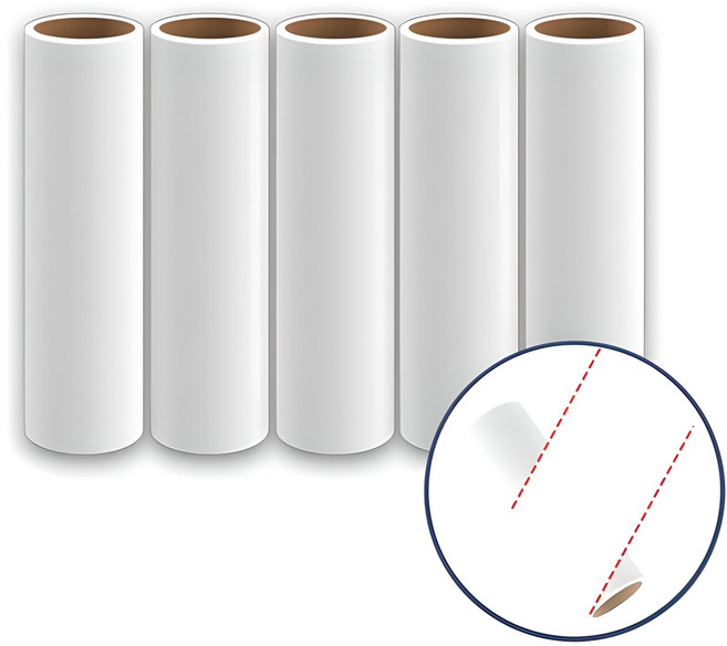 라온 초강력 사선컷팅 테이프클리너 리필, 5개